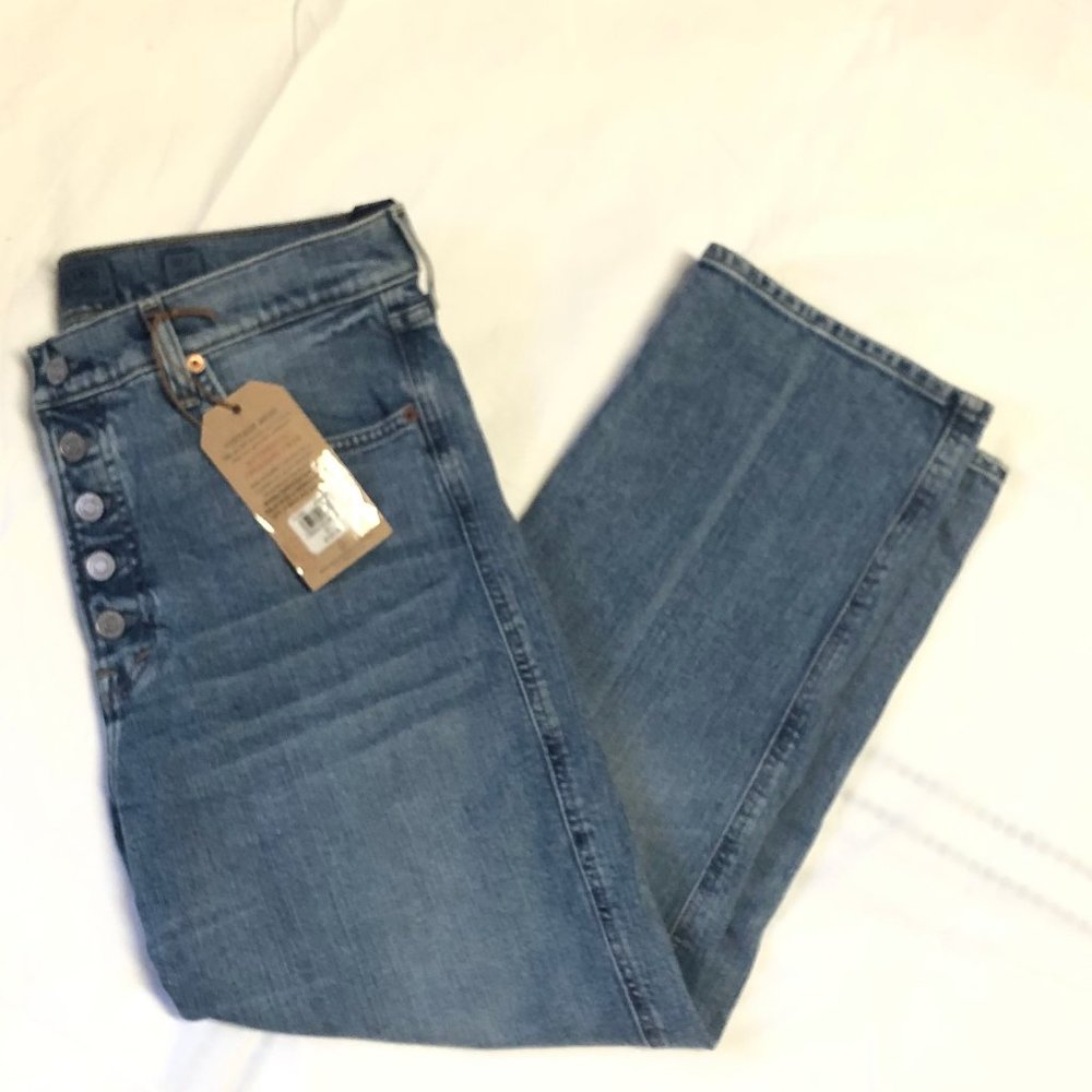 NWT! Lucky Brand Mid Rise Authentic Straight Jean - Picture 4 of 6